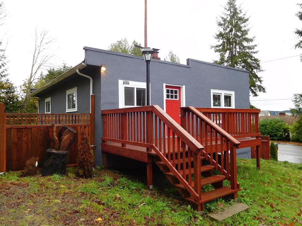 After the rain stops the exterior will be returned to this finished look.
