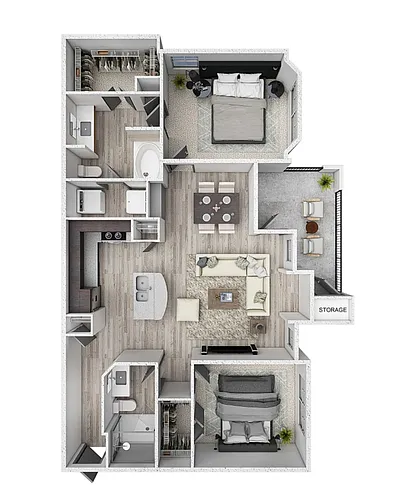 Floor plan B3 - San Jacinto