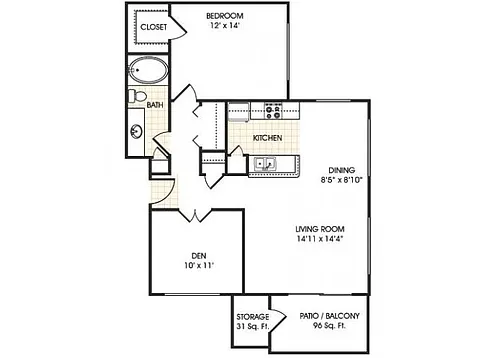 Floor plan Serenity