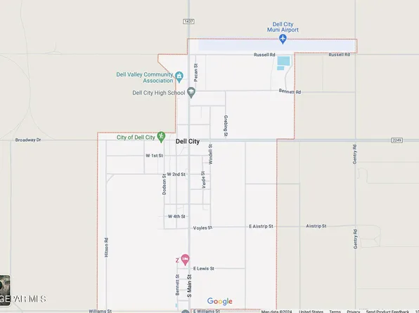 Vista Hts #20.50, Dell City, TX 79837