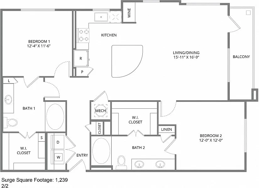 Floor plan B3