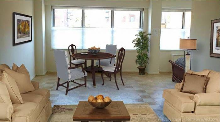Living/dining area