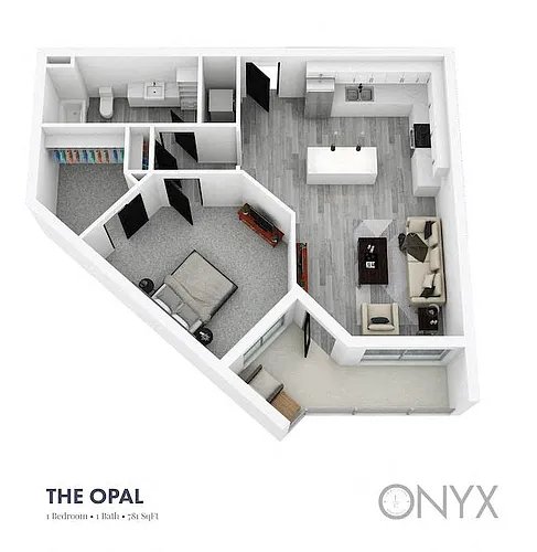 Floor plan ONYX - The Opal