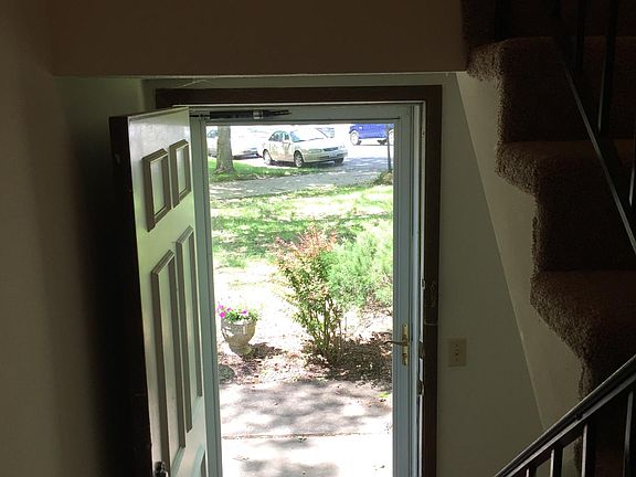 Front door and stair well
