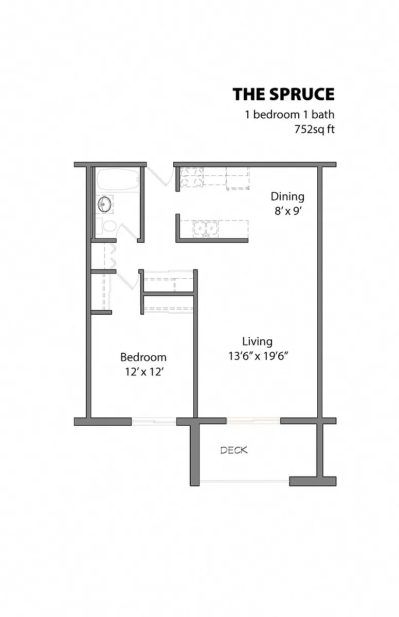 Floor plan The Spruce