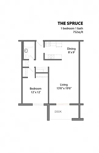 Floor plan The Spruce