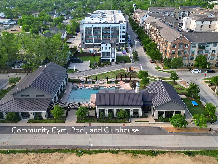 Great view of Soho Sqare homes and Community Center!