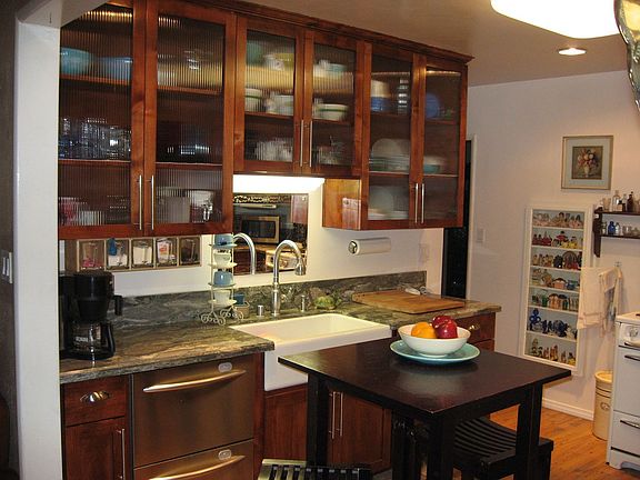 Granite counter tops with a kohler apron sink