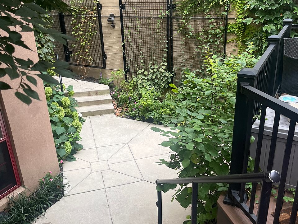 Main courtyard leading to condominiums