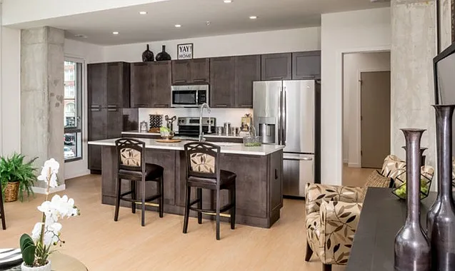 Encore Apartments open kitchen