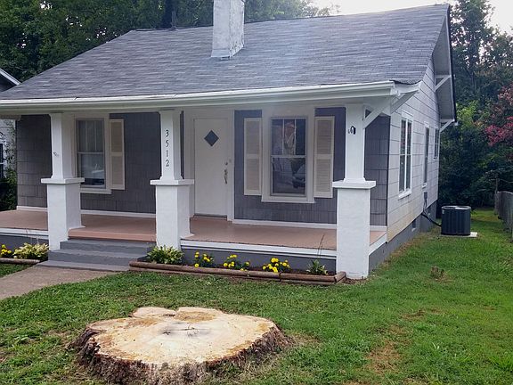 Front View in 2018 - After oak tree was removed.