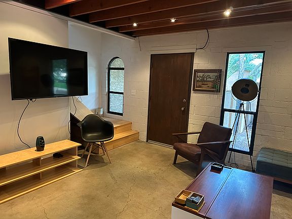 $400 fee--all utilities included for a total of $2200 a month. Property is being rented fully furnished.