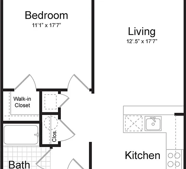 1-Bedroom 1-Bathroom | 760 sqft 1-Bedroom 1-Bathroom | 760 sqft