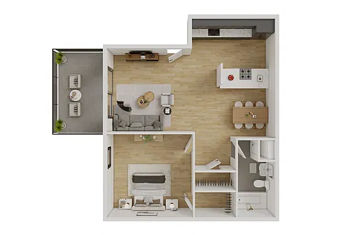 Floor plan A1c
