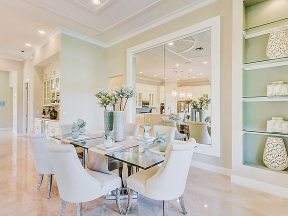 Cozy sun-lit dining area