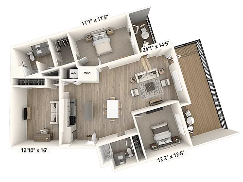 Floor plan B2D