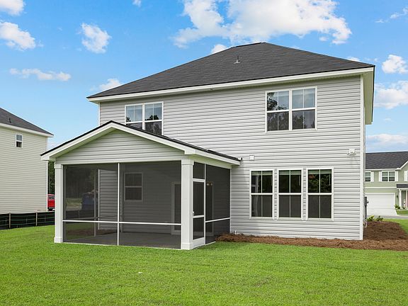 Spacious backyard