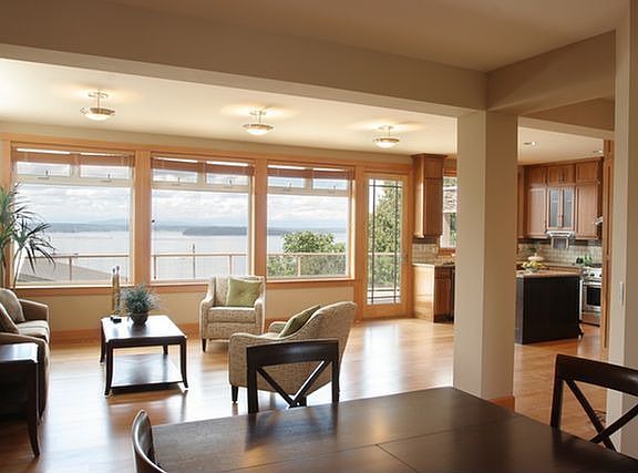 Bright, open floor plan and designer finishes make this home a great value