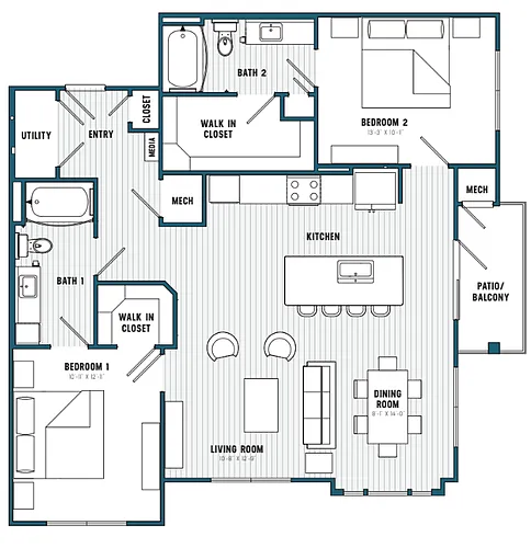 Floor plan E