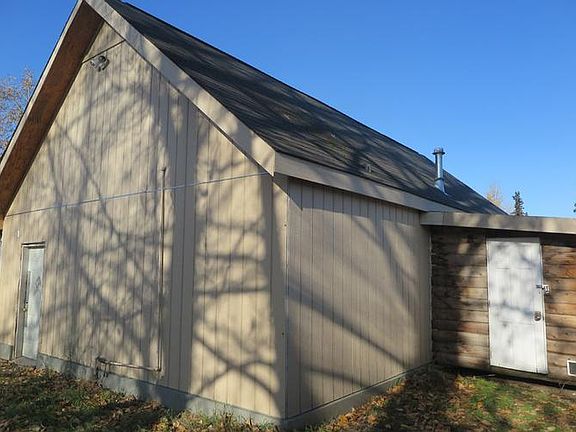 rear of garage