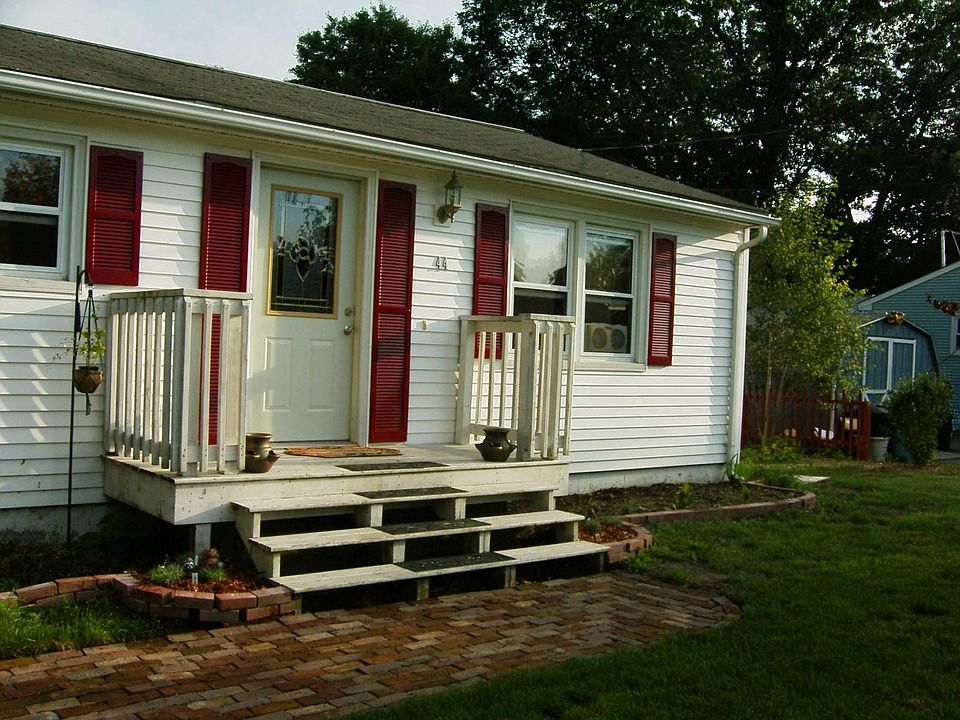 front with welcoming brick entrance