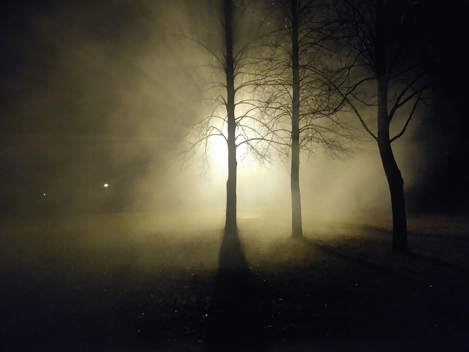 Took this pic from the rear porch when I had a fire pit going. I find it very majestic and powerful. Nature is ominous! Some say it looks creepy but I see peace and respect of natures power. :)