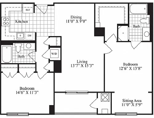 Floor plan The Drayton