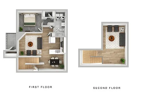 Floor plan Bur Oak Loft