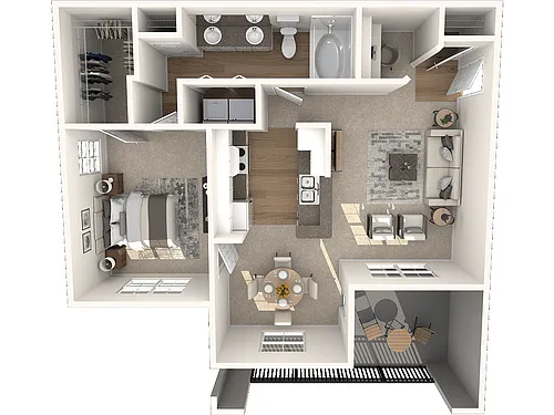 Floor plan New Hope Deluxe 1
