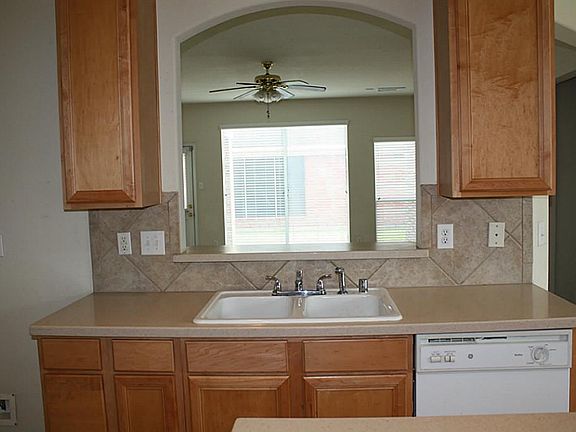 Kitchen opens to family room