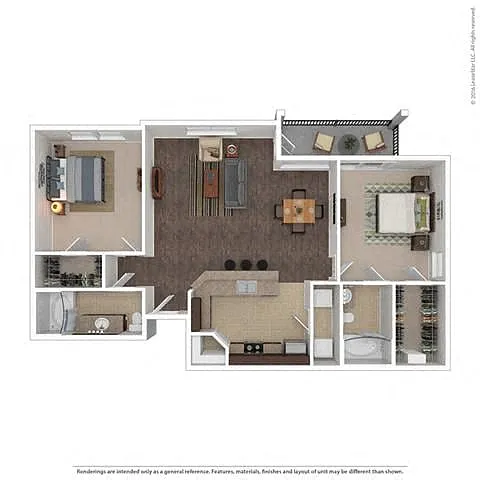 Floor plan Pandora w/ Carport Included