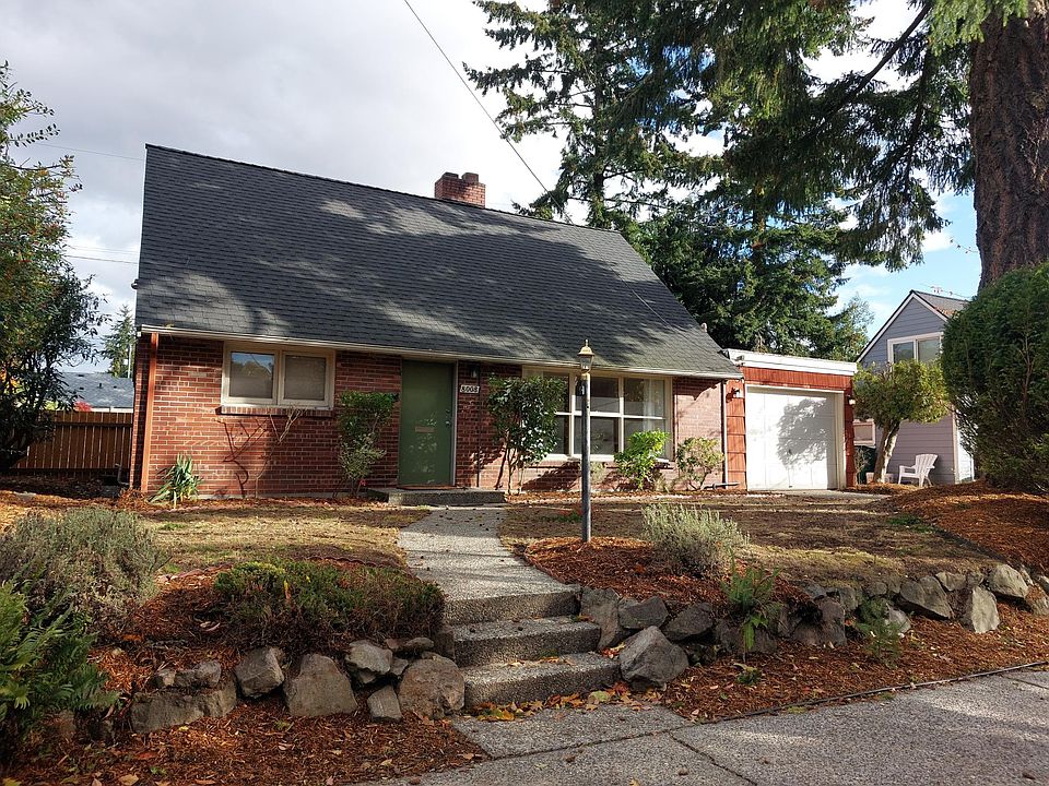 The front of the home
