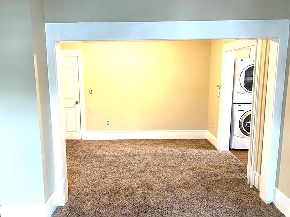 Washer and dryer included.