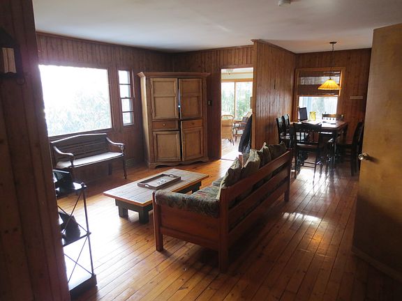 Living room and dining area