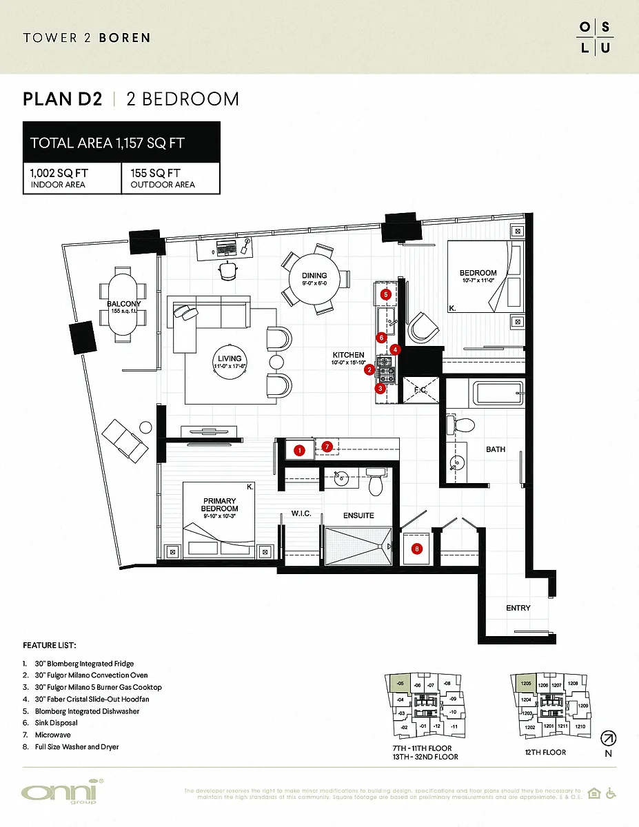 Floor plan Boren D2