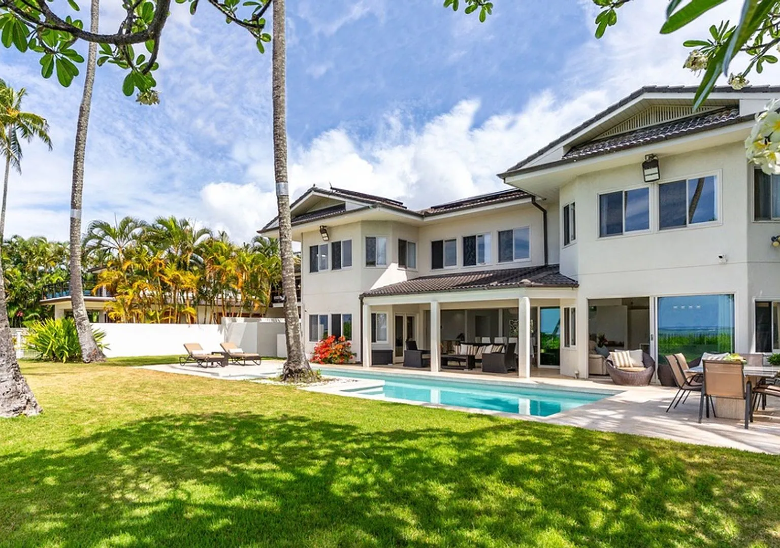 Paradise Beach Estate: Beachfront 6BR w/ Pool, Guest Suite & Pickleball — Photo 1
