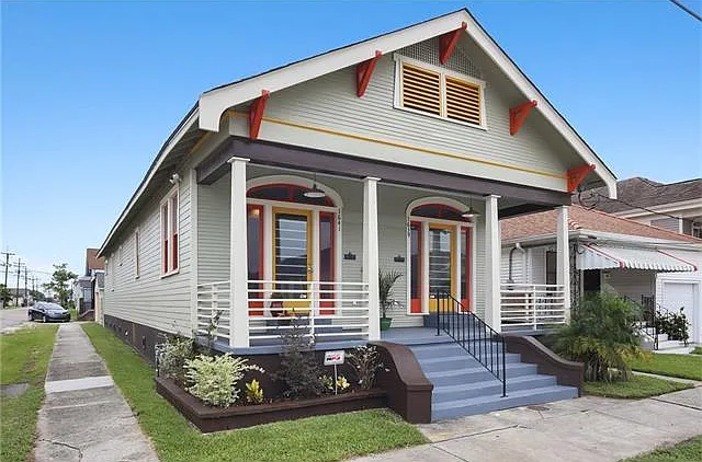 Front and side of house street view