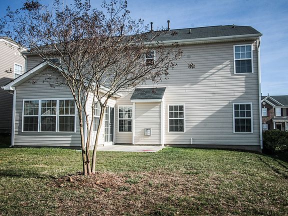 Rear yard and patio