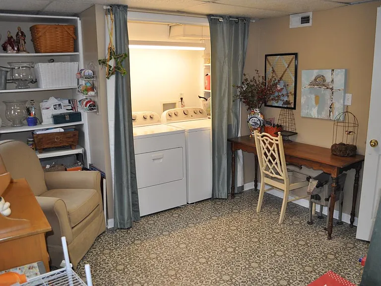 Large Laundry with built in storage