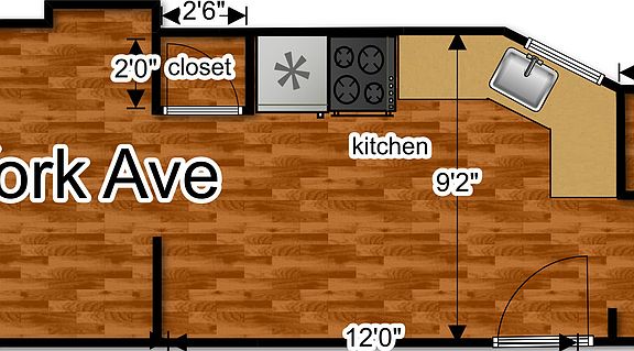 2nd image of 1366 York Ave APT 1D