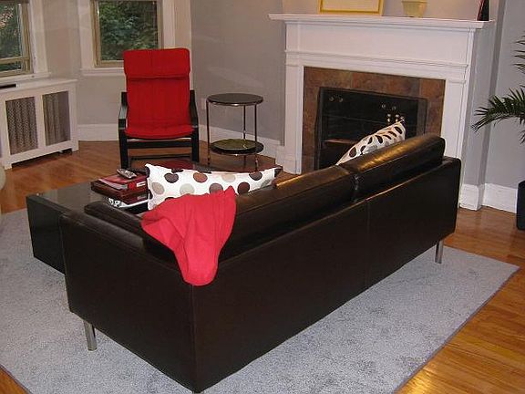 Living Room with Fireplace