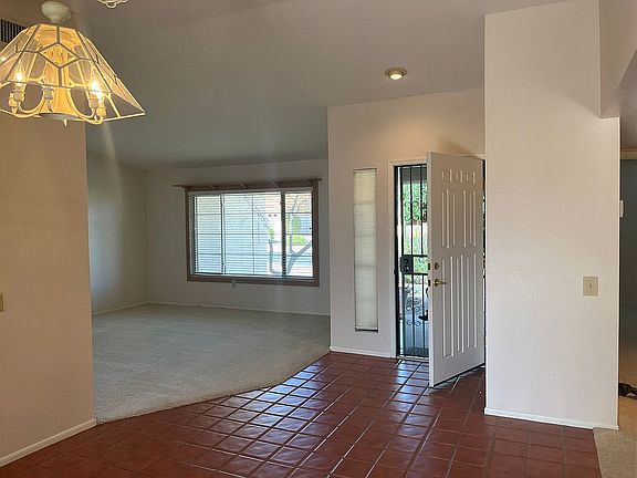 Living room and entryway