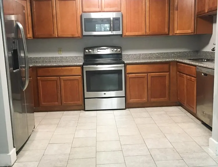 Large kitchen with all stainless steel appliances included!