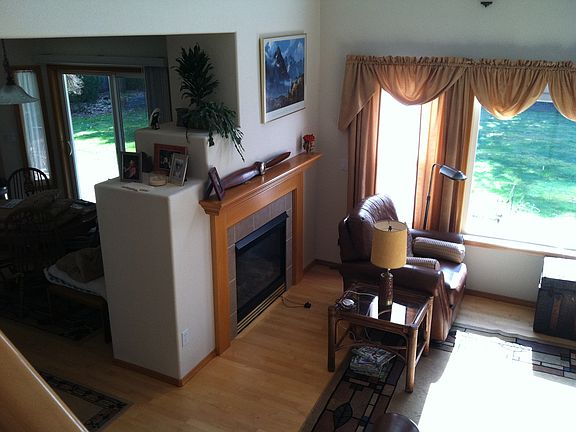 Living and dining room view