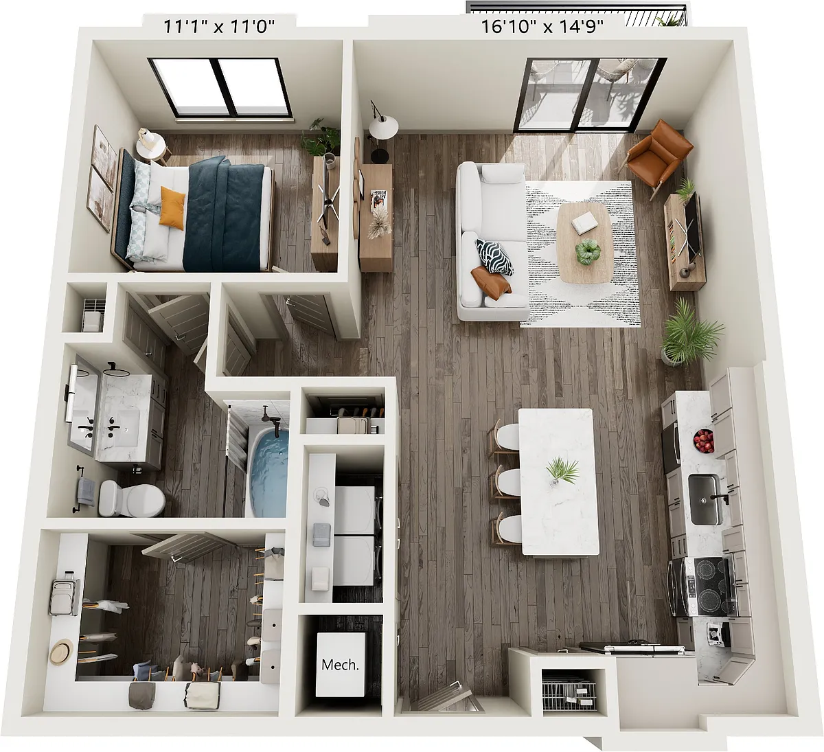 Floor plan A60