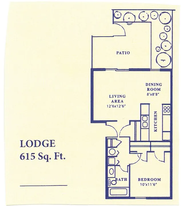 Floor plan Lodge