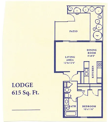 Floor plan Lodge