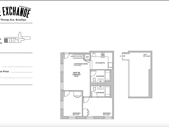 2nd image of 619 Throop Ave #8A