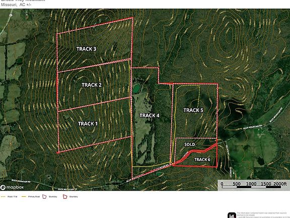 Bread Tray Mountain Aerial