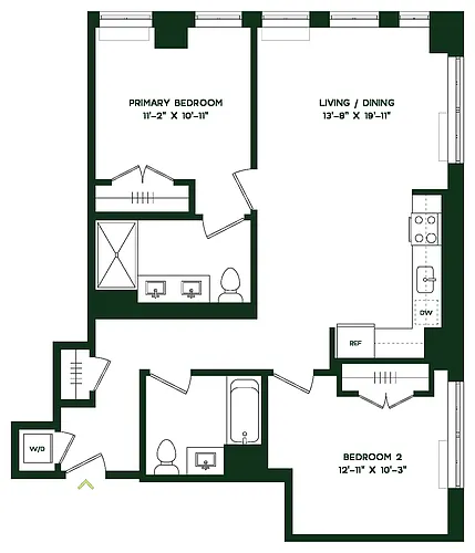 Floor plan B1W